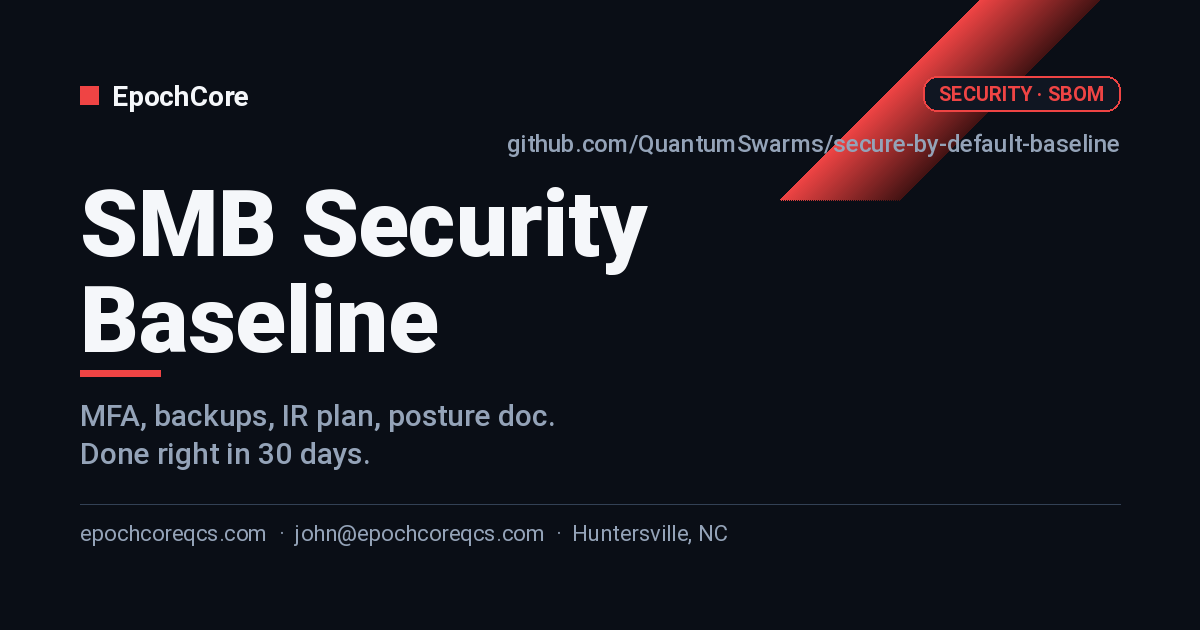 secure-by-default-baseline banner