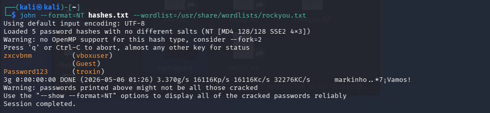 Hash Cracking