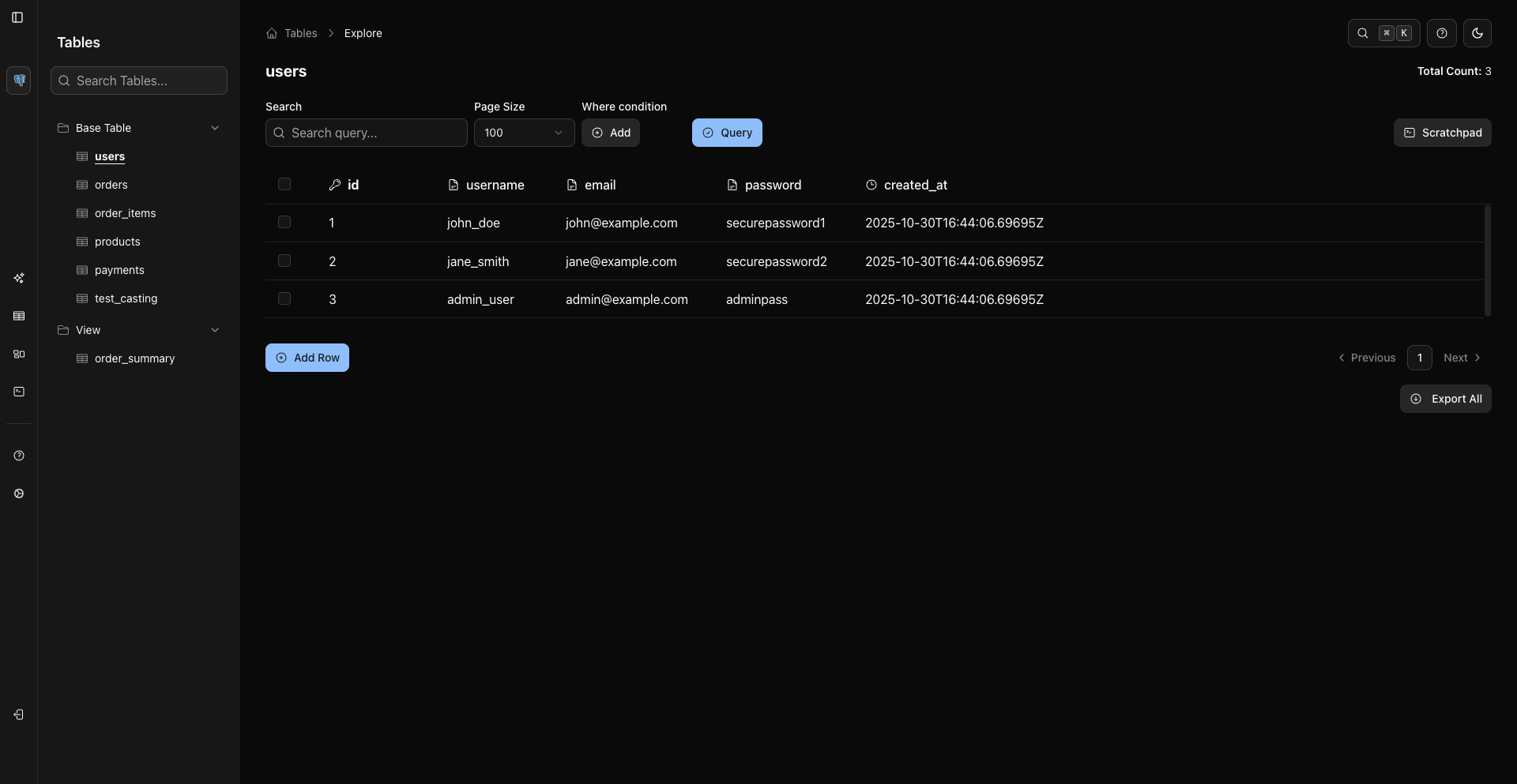Data Grid View