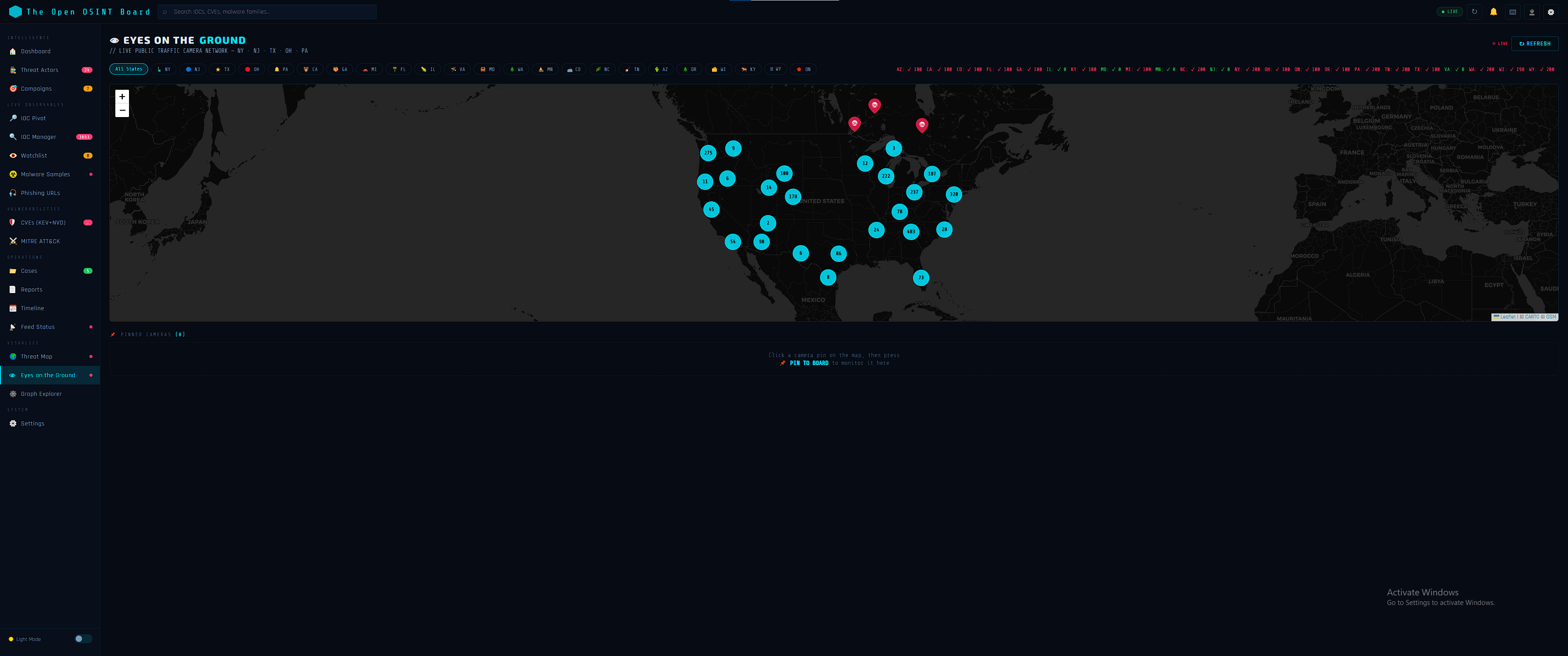 Eyes on the Ground Map