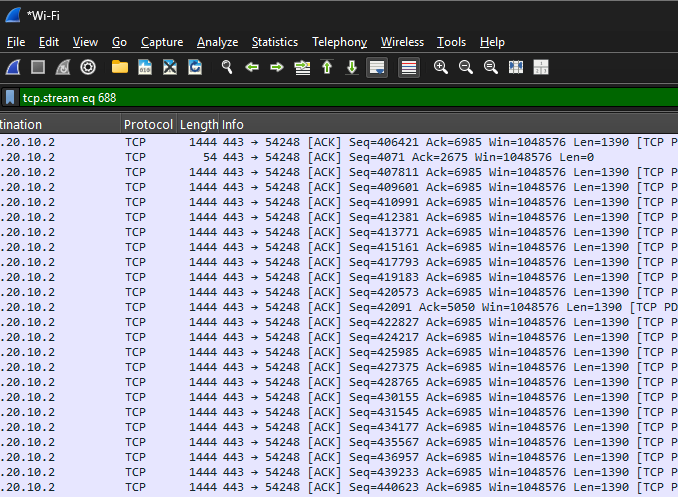 TCP Stream Analysis