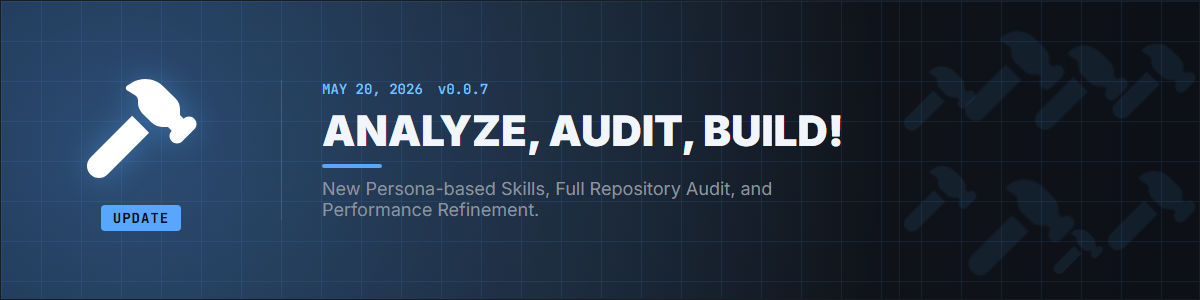 The Analyze, Audit, Build! Update - v0.0.7