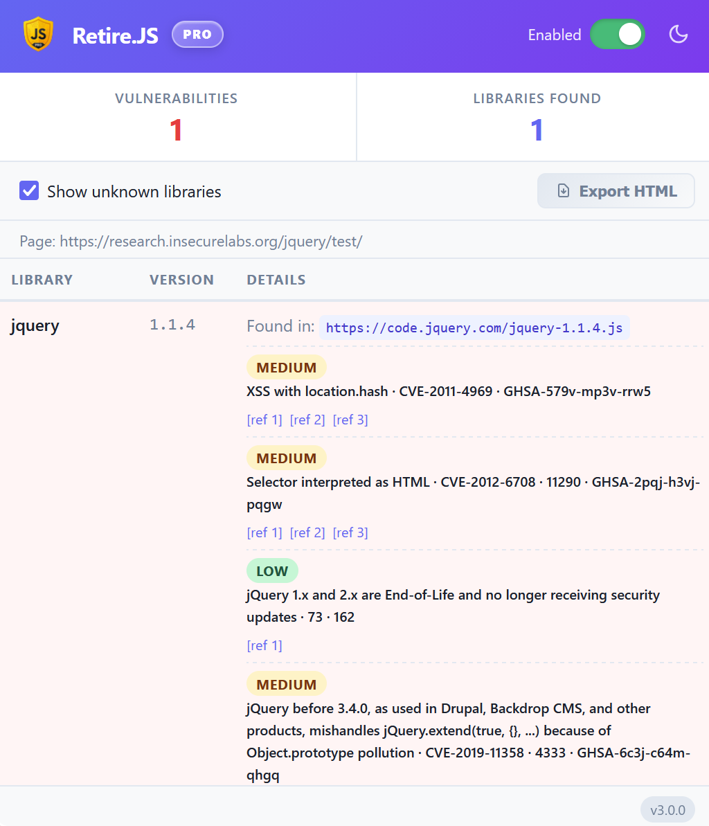 Popup (Light) - with results