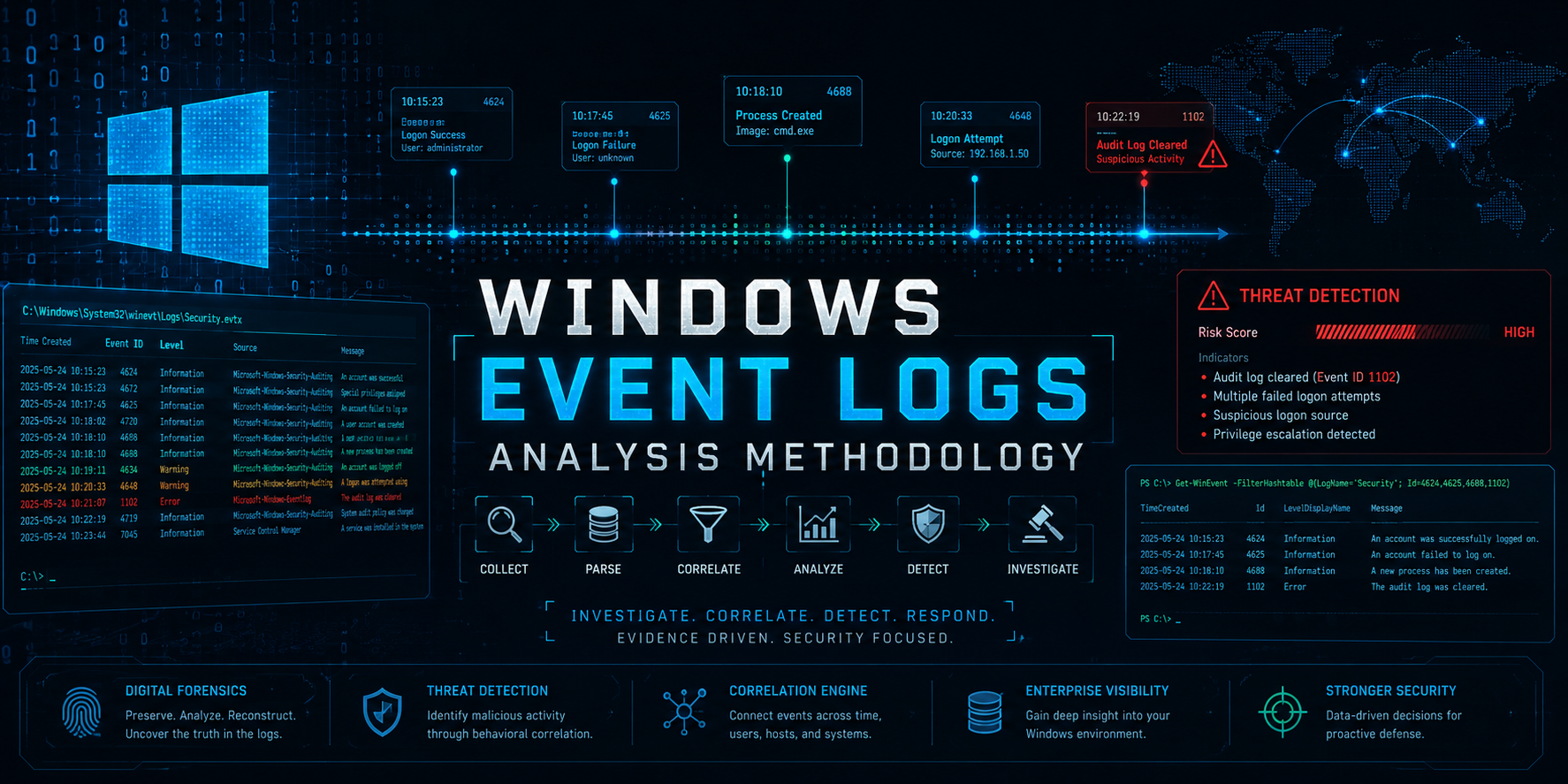 Windows Event Logs Analysis Methodology Banner