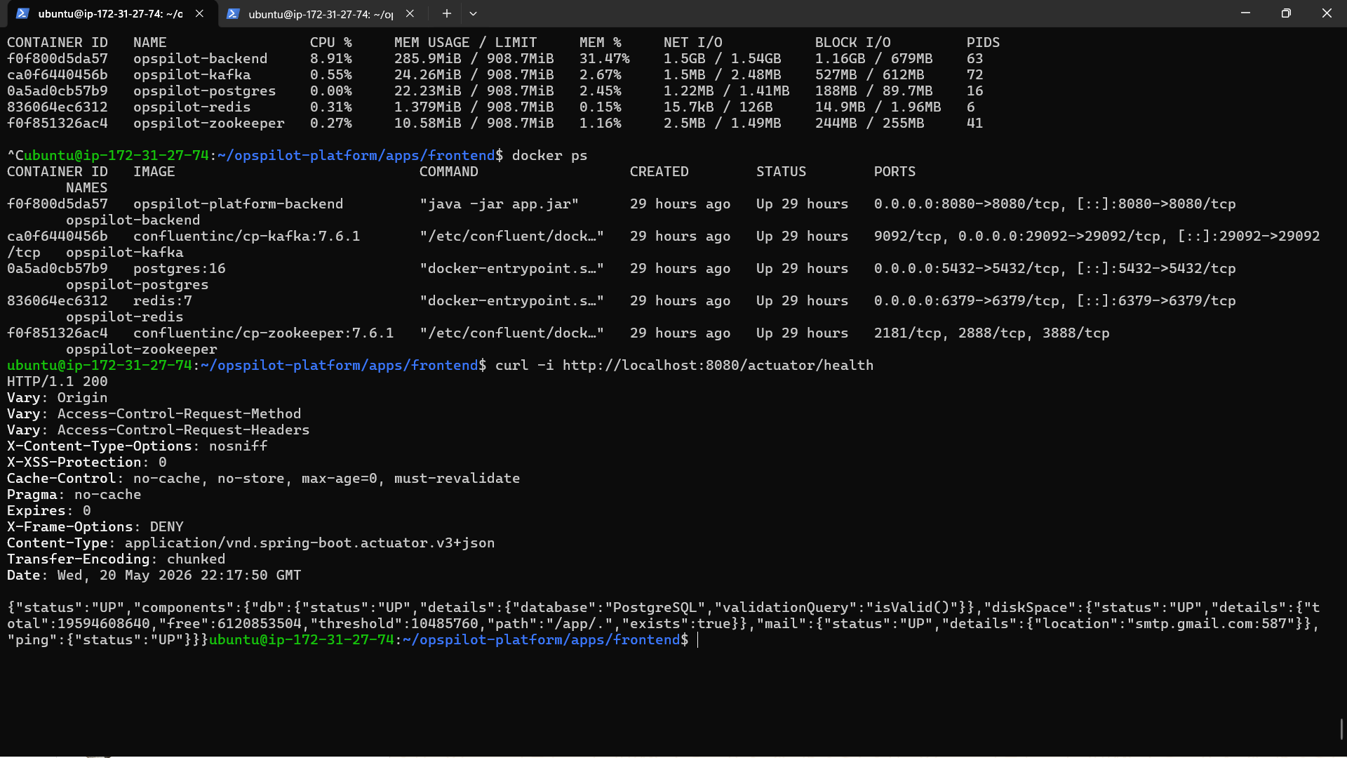 Docker Health