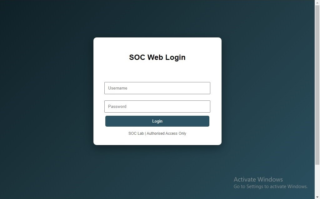 Login Page