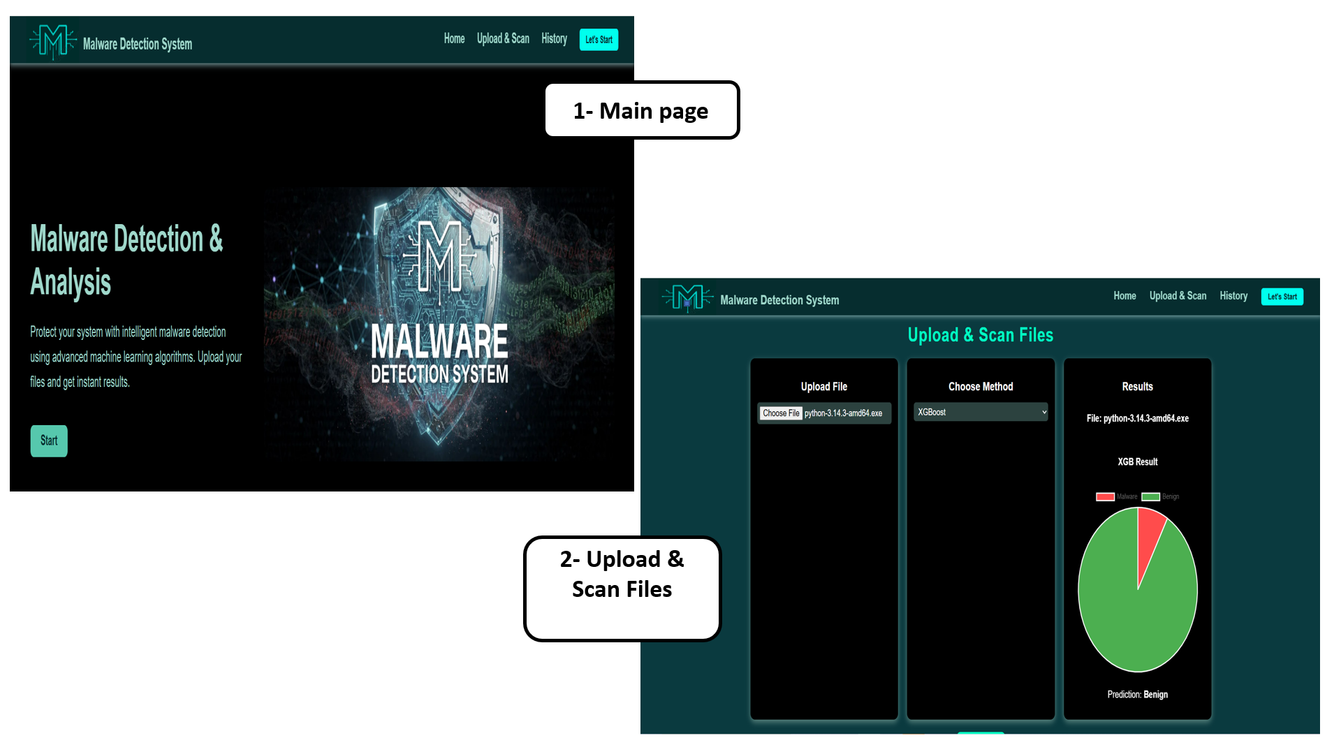 Upload and Scan UI