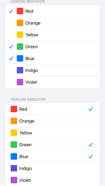 内联样式,前后选择指示器,浅色模式,英文