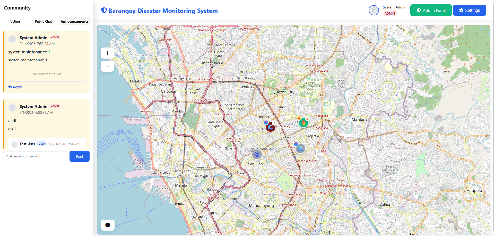 Admin Dashboard