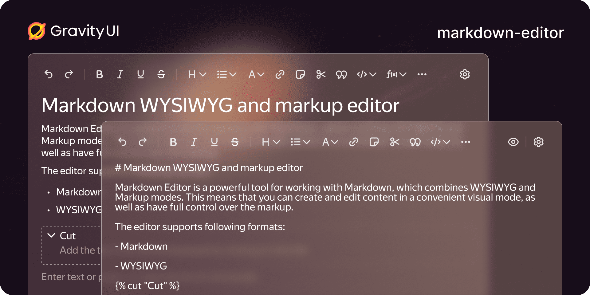 Markdown编辑器