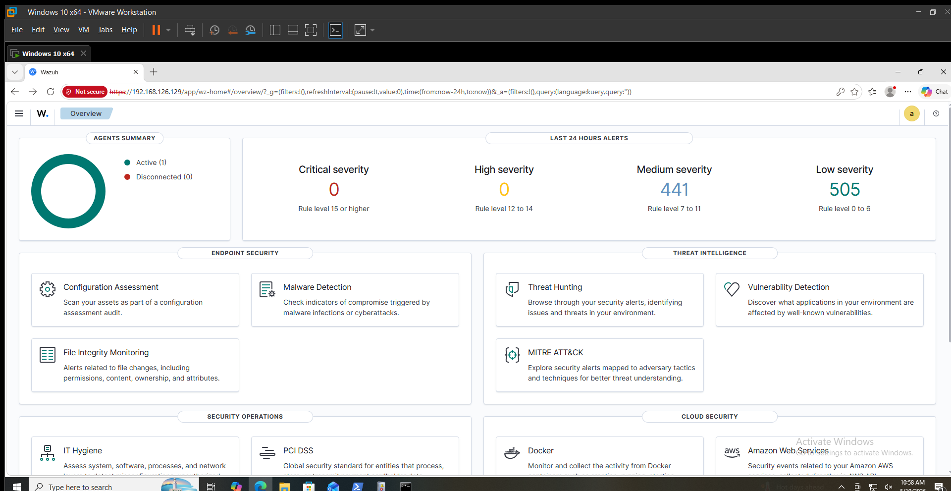 Wazuh Dashboard