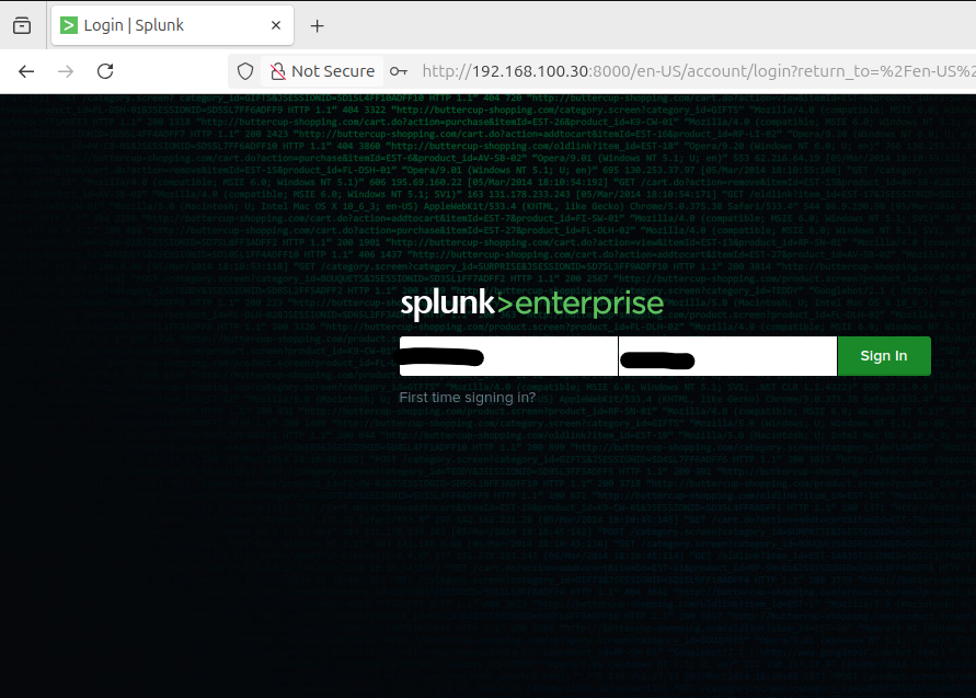 Splunk 仪表板