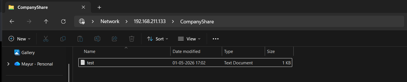 Samba Windows