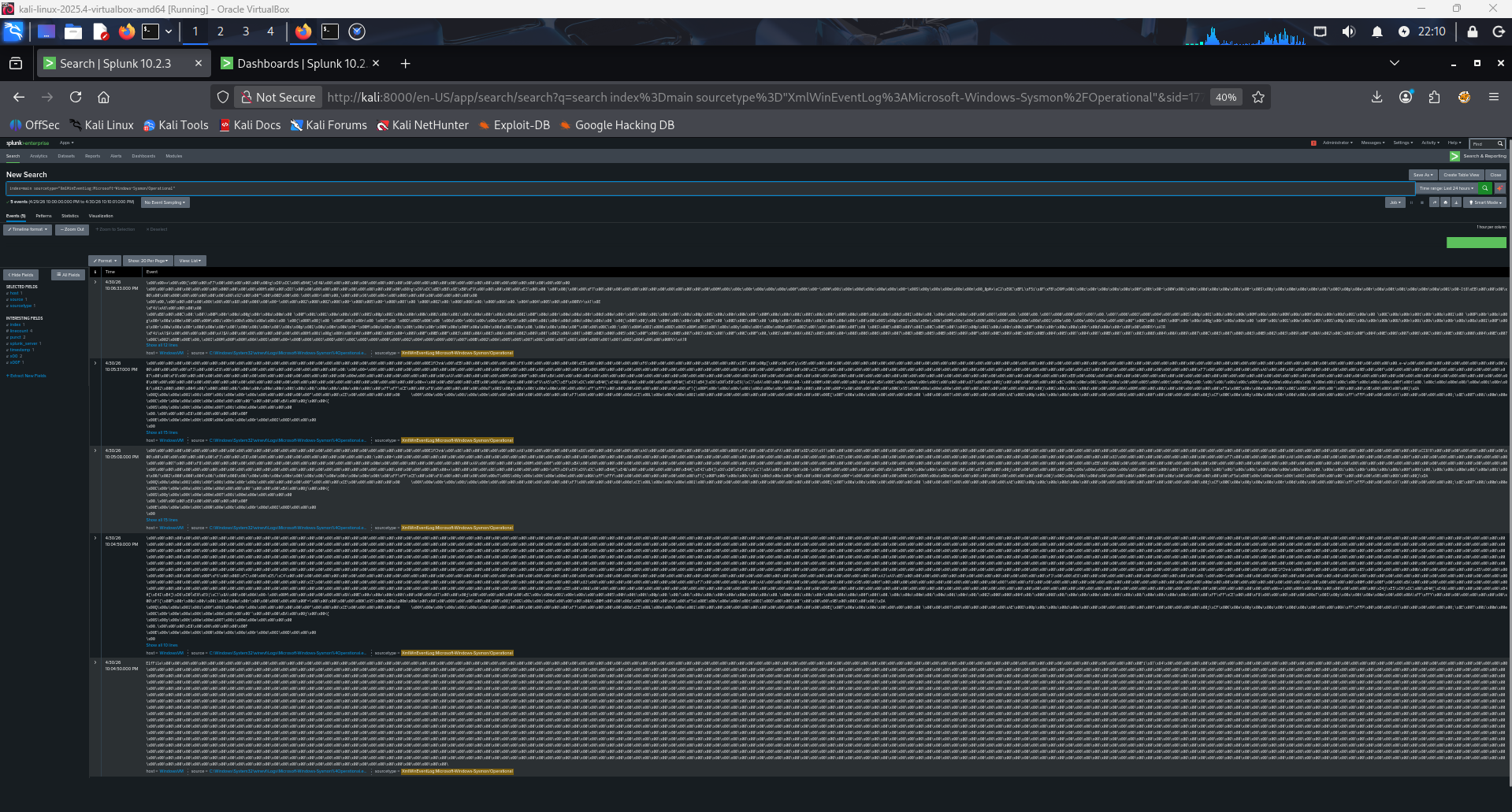Splunk UI