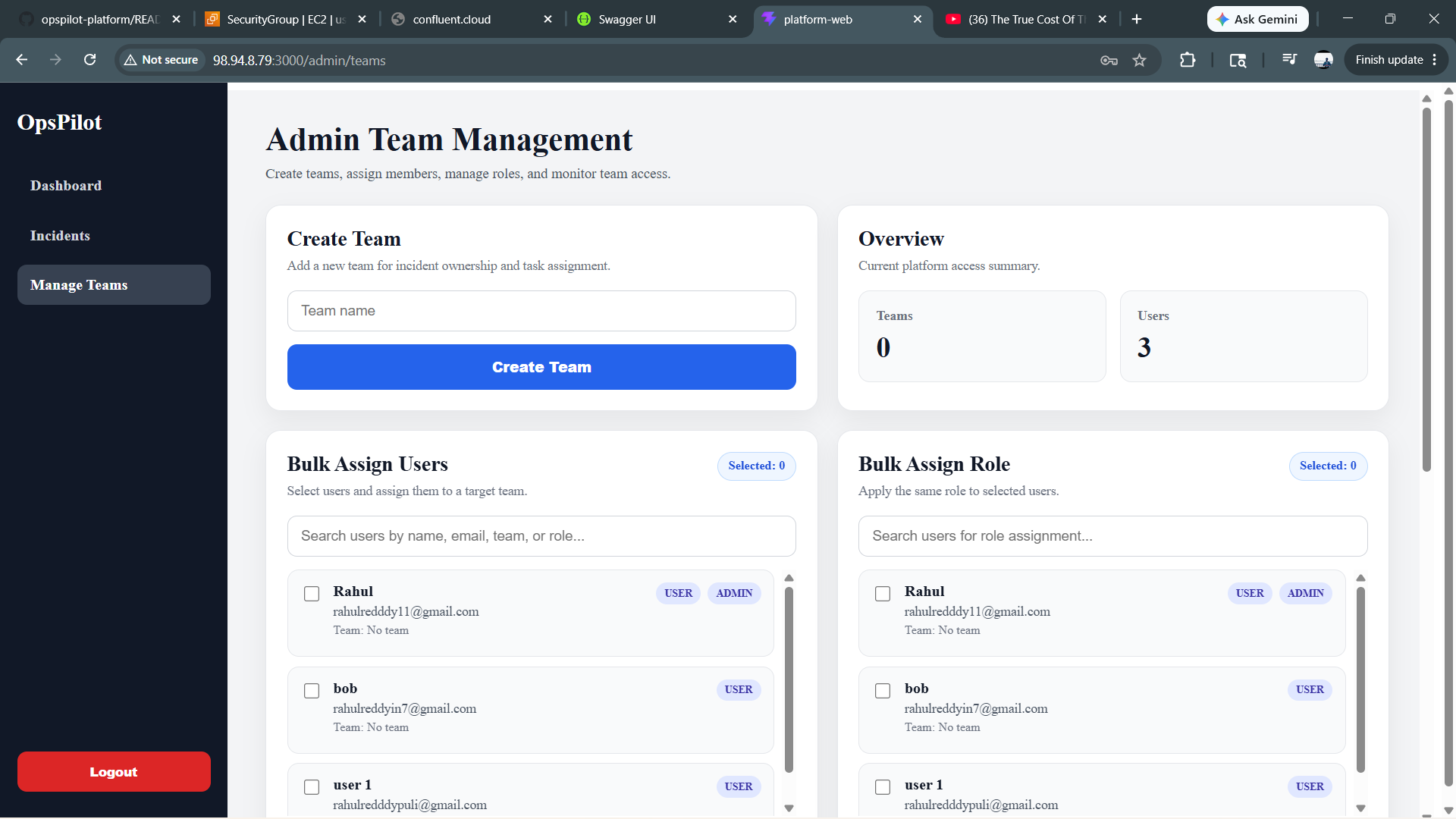 Team Management