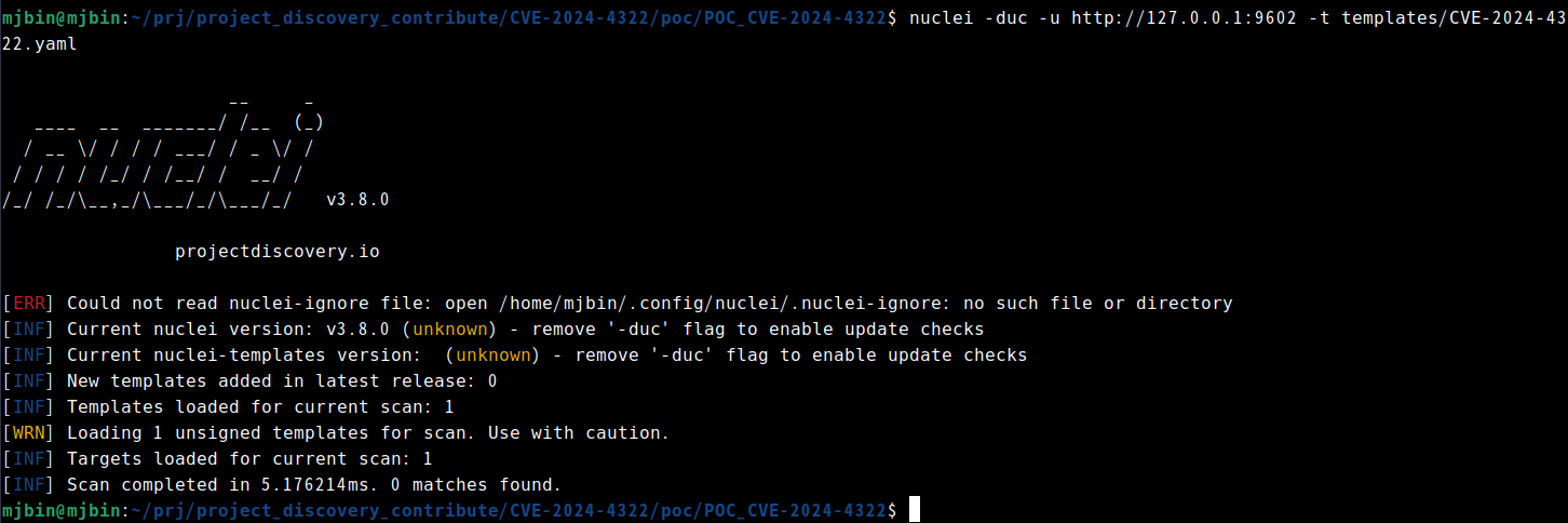 Linux 补丁环境 Nuclei 验证