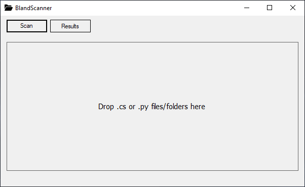 BlandScanner