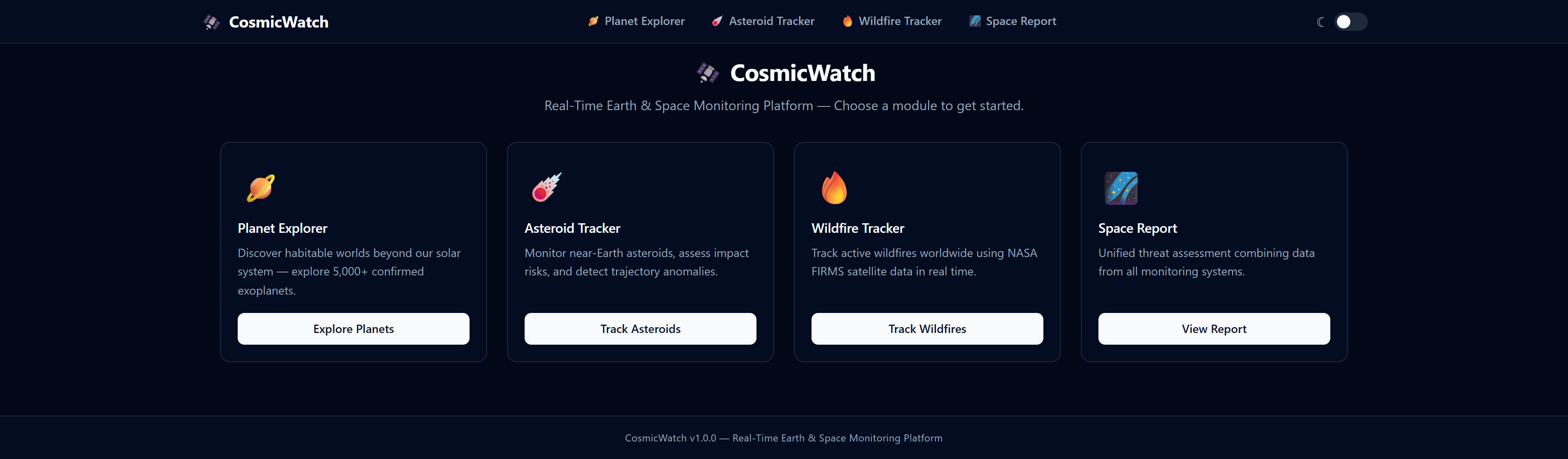 CosmicWatch Home