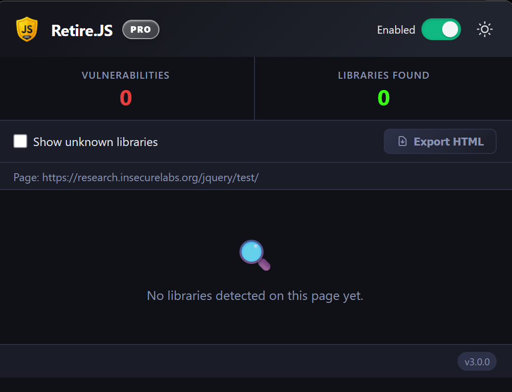 Popup (Dark) - no results