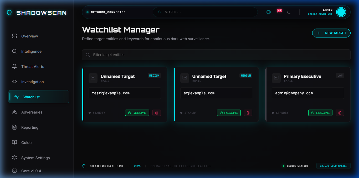 Watchlist Manager