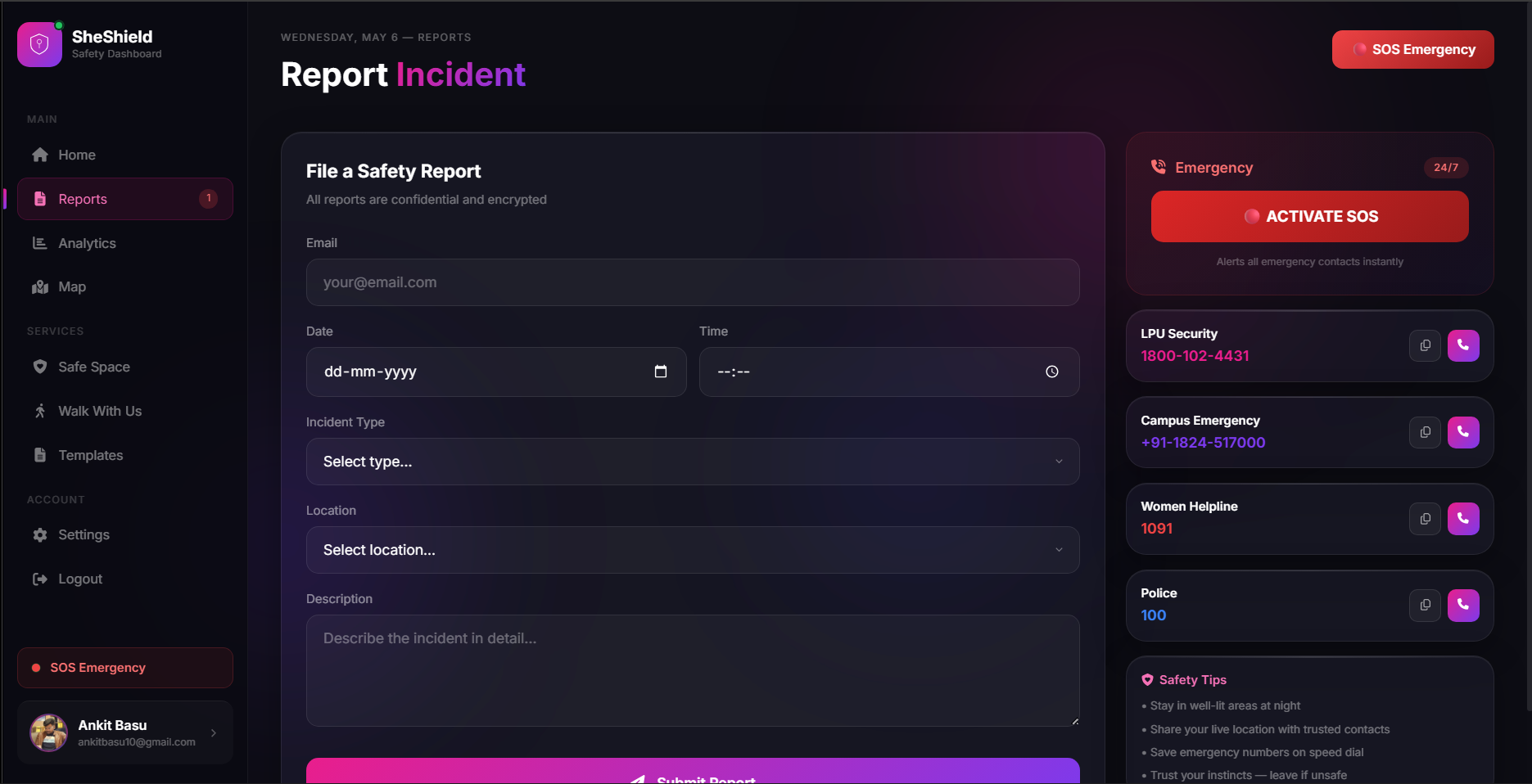 Incident Reporting