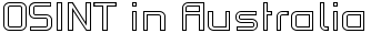 OSINT in Australia - Legal Information Search and Open Sources