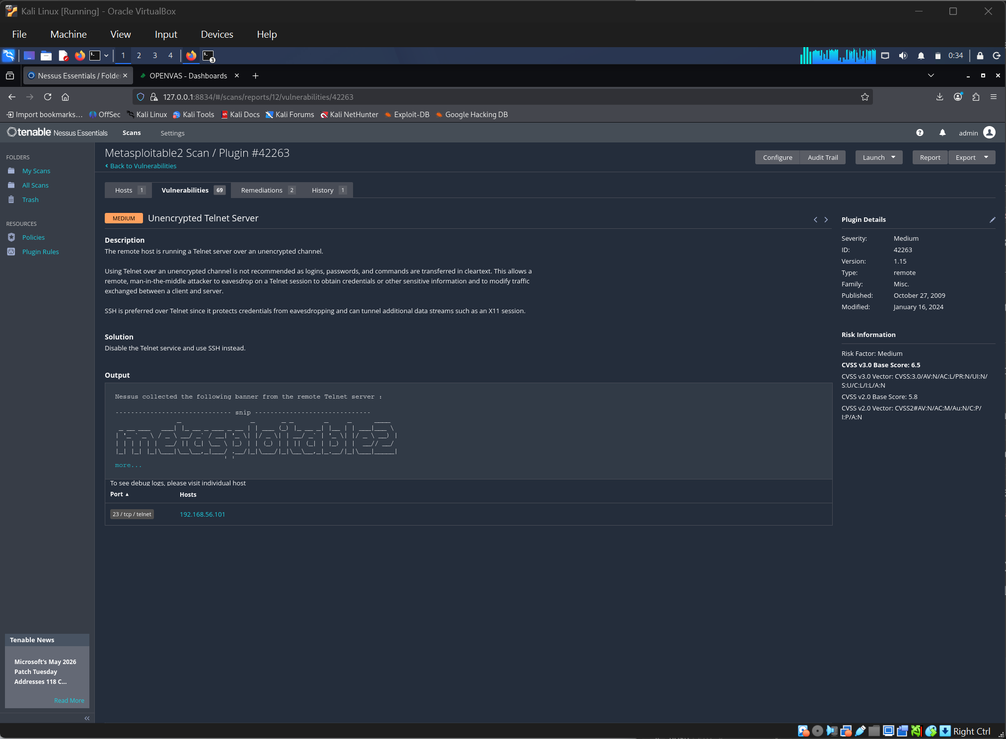 未加密的 Telnet