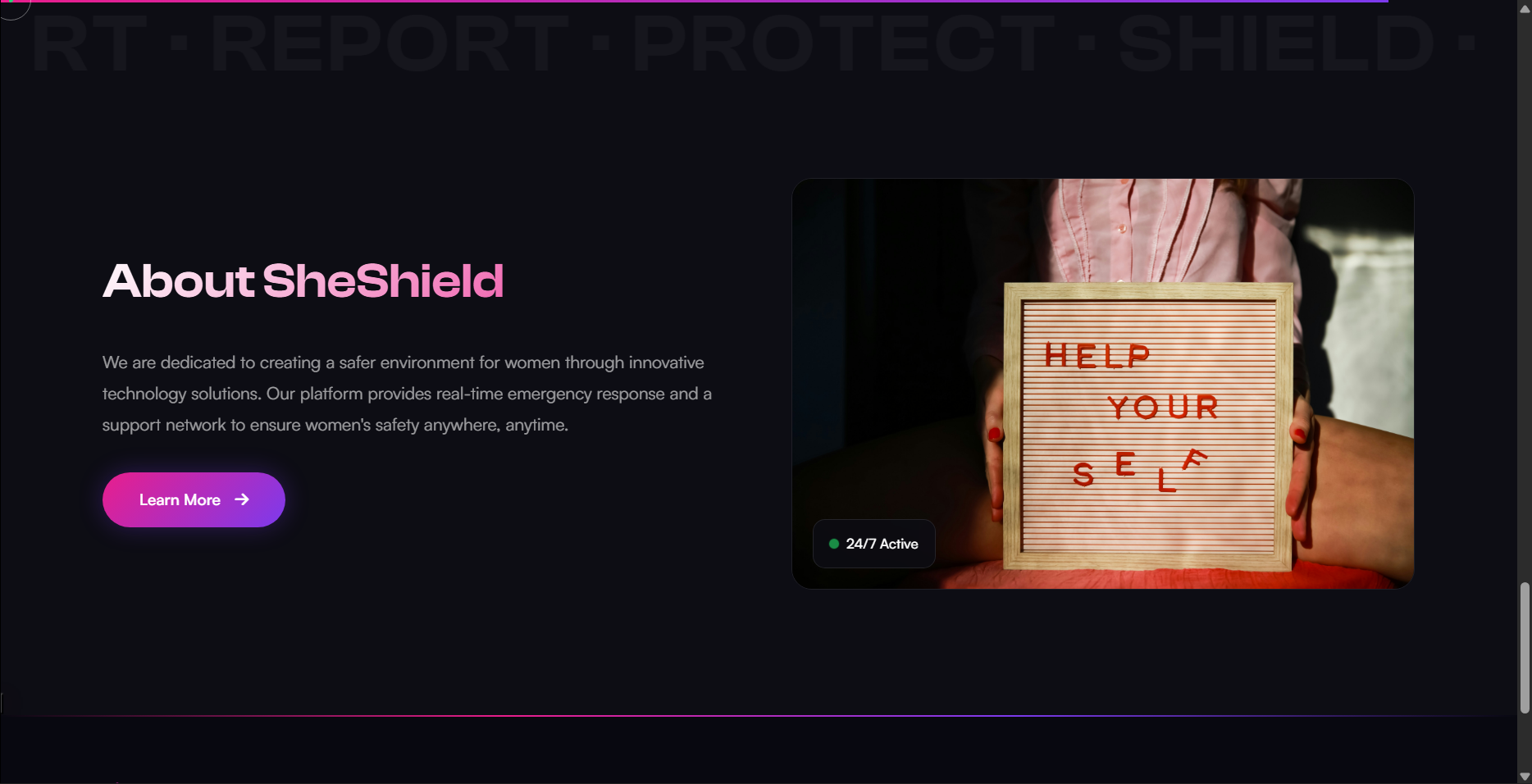 About SheShield