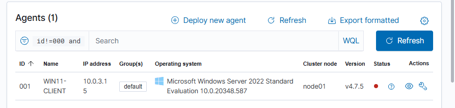 Agent-Status