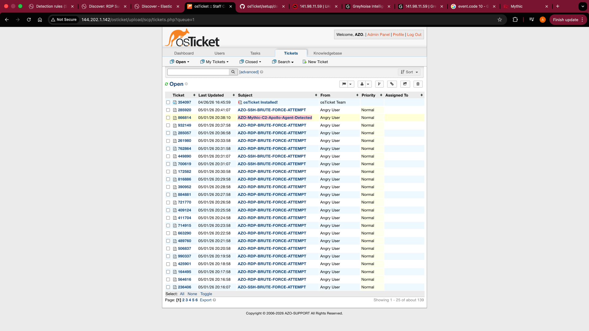 osTicket Integration