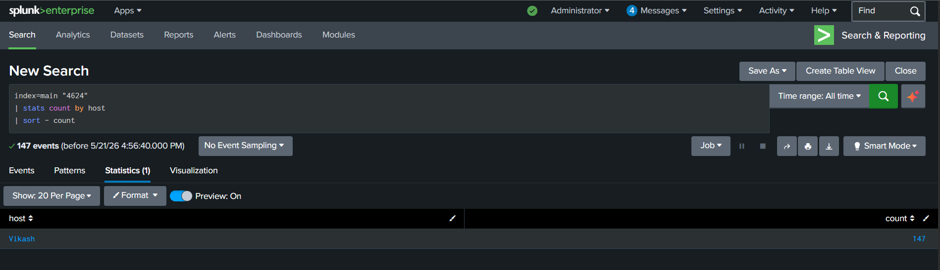 Successful Authentication Analysis