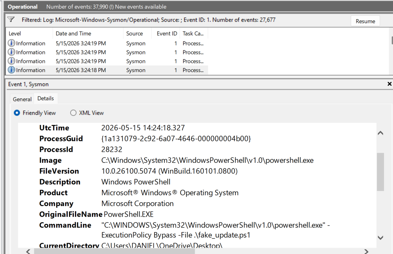 06 Sysmon EventID1 PowerShell 执行