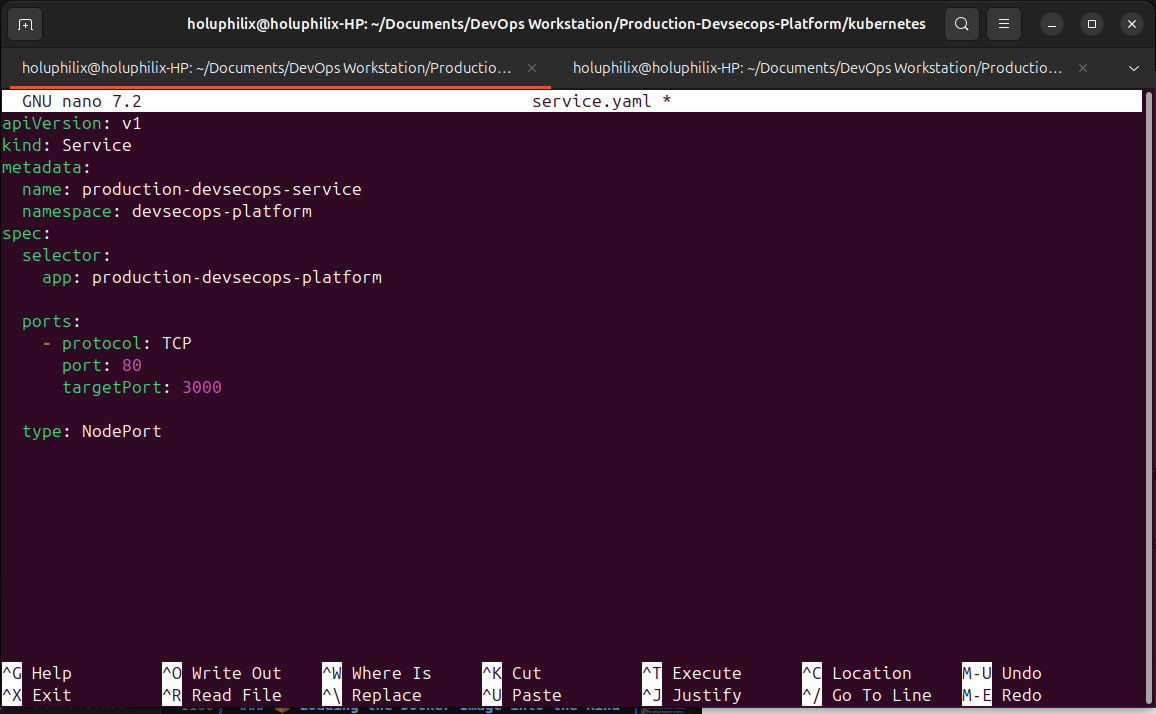 Kubernetes Service 配置验证