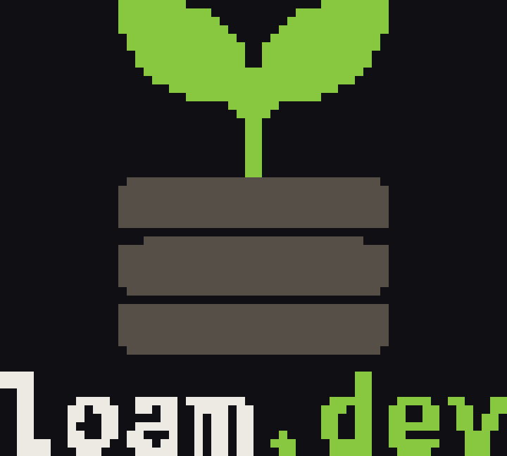 loam.dev terminal banner