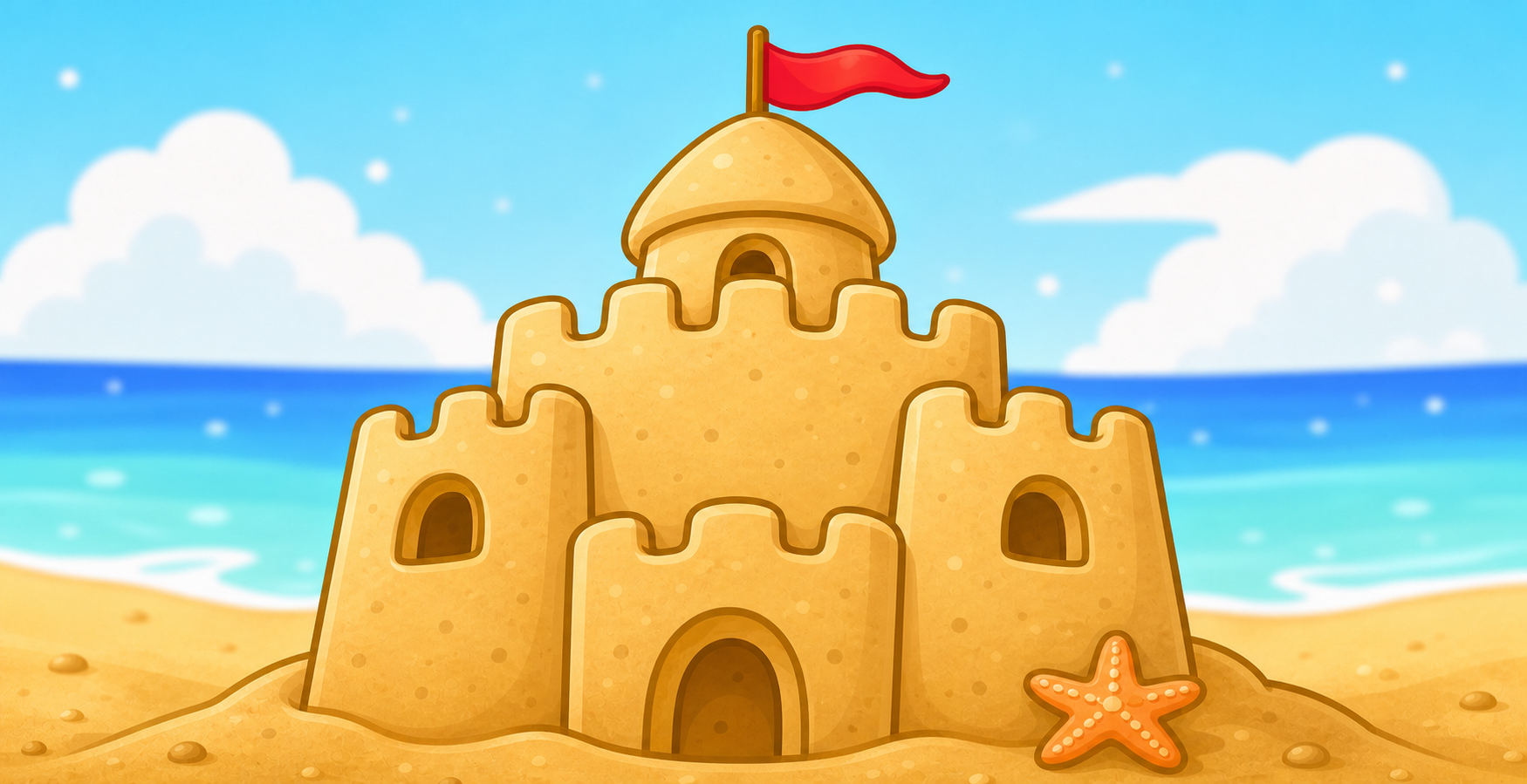 Sandcastle banner