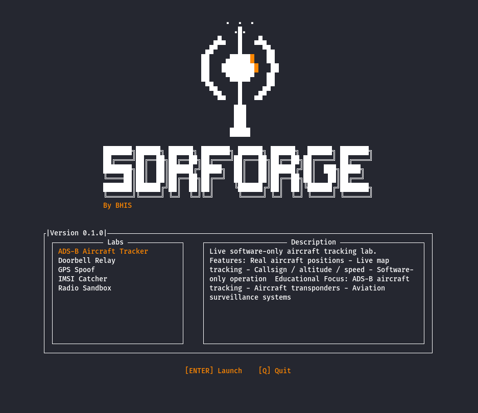 SDRForge Running