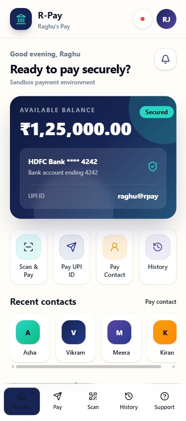 R-Pay home