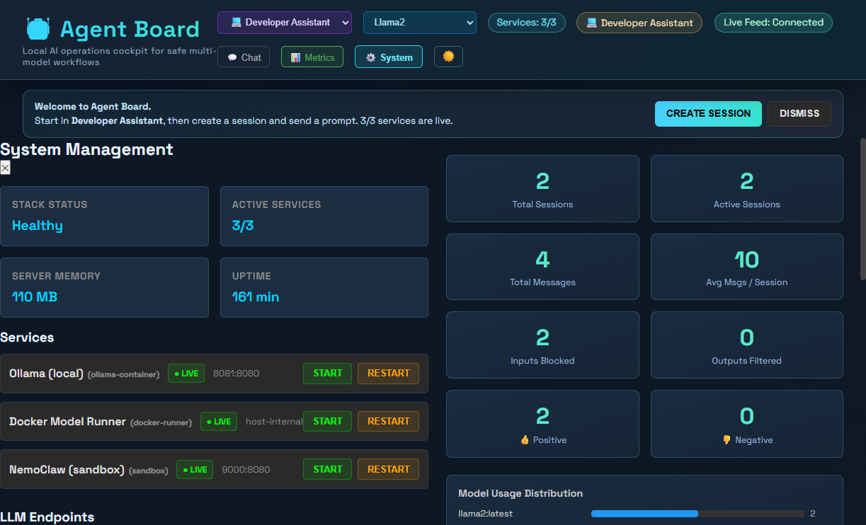 Agent Board 系统管理面板