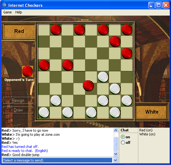 Internet Checkers (XP/ME)