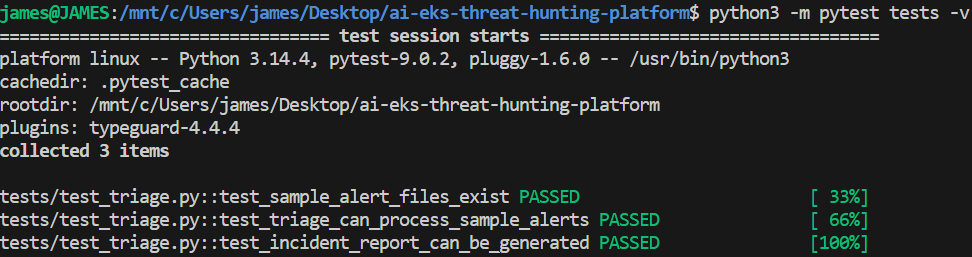 图 12. Pytest 验证
