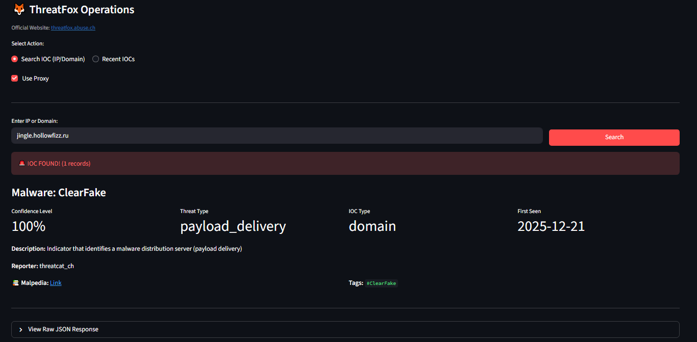 ThreatFox Search