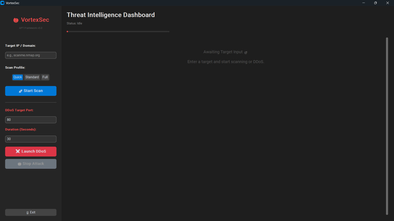 VortexSec GUI