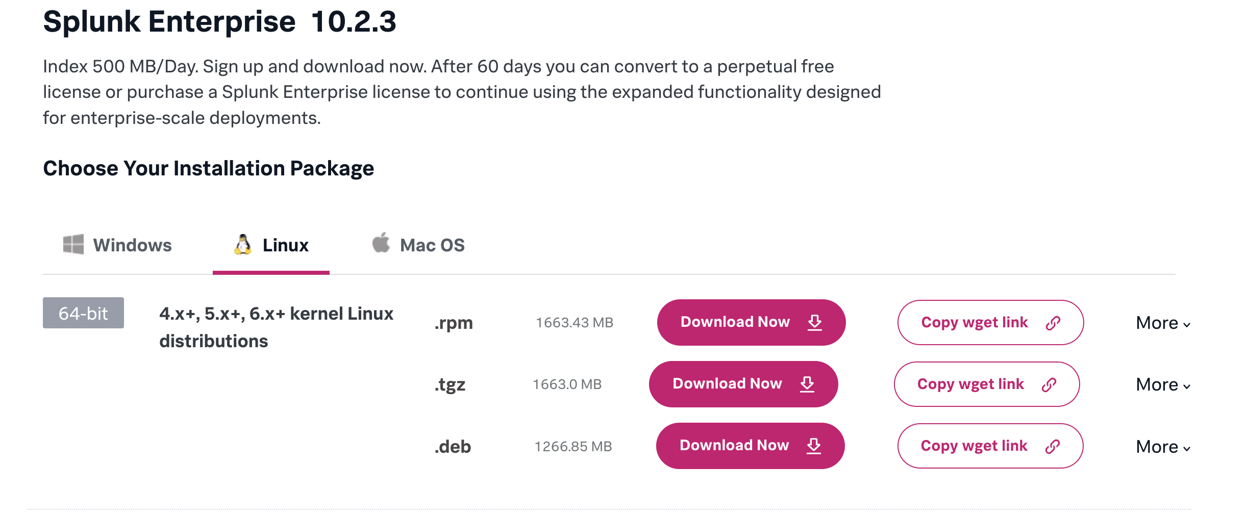 splunk download