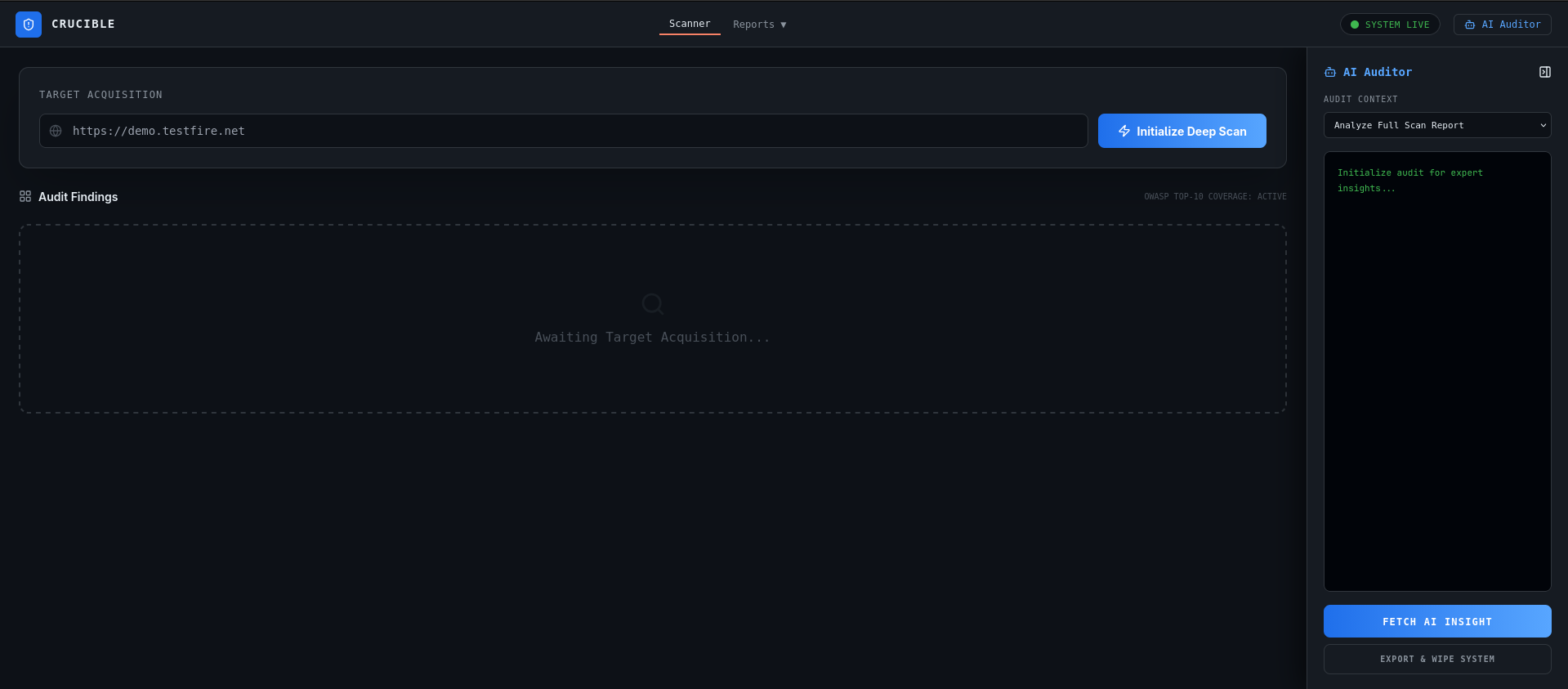 Welcome Dashboard Preview