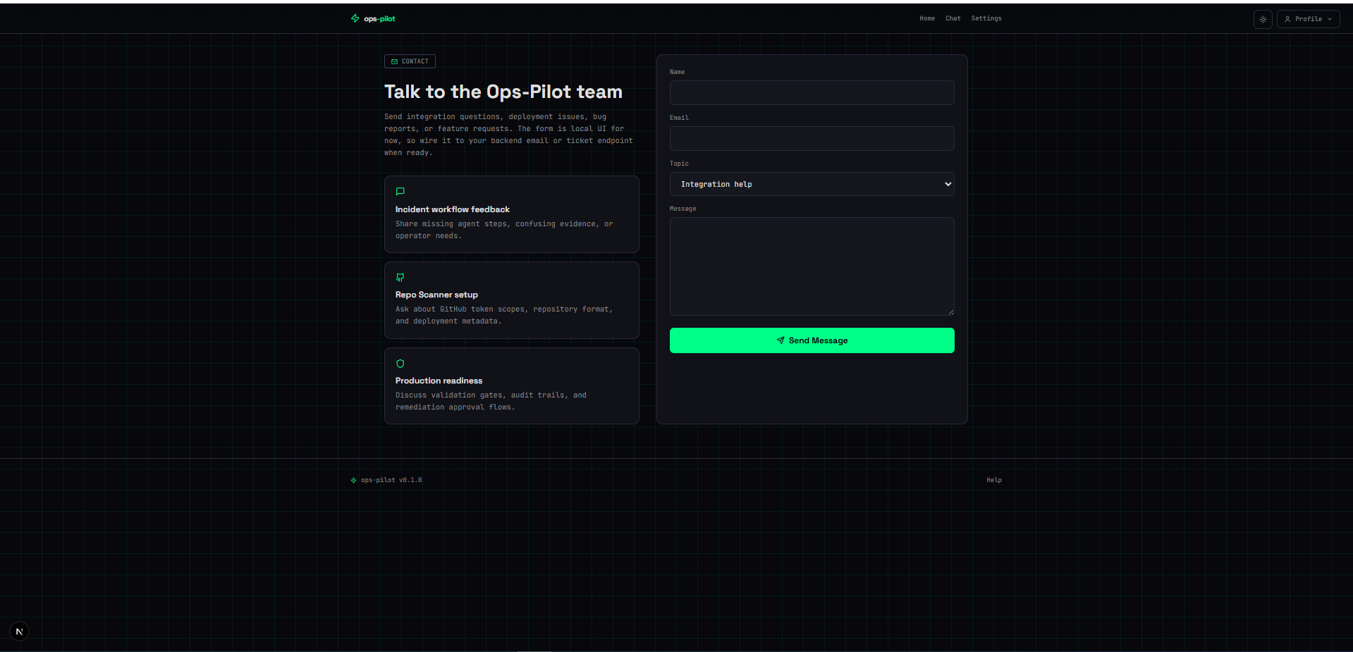 Contact Page