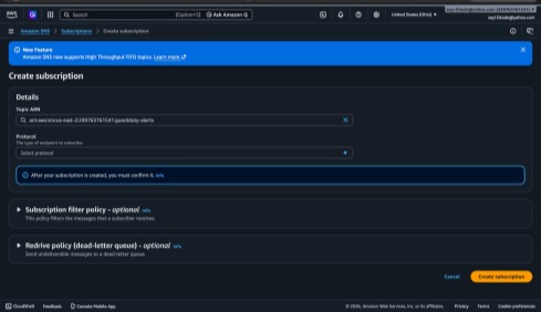 Creating Subscription