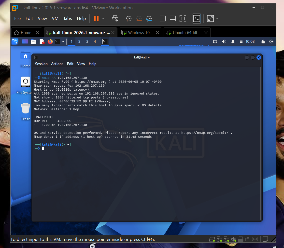 Nmap 激进扫描