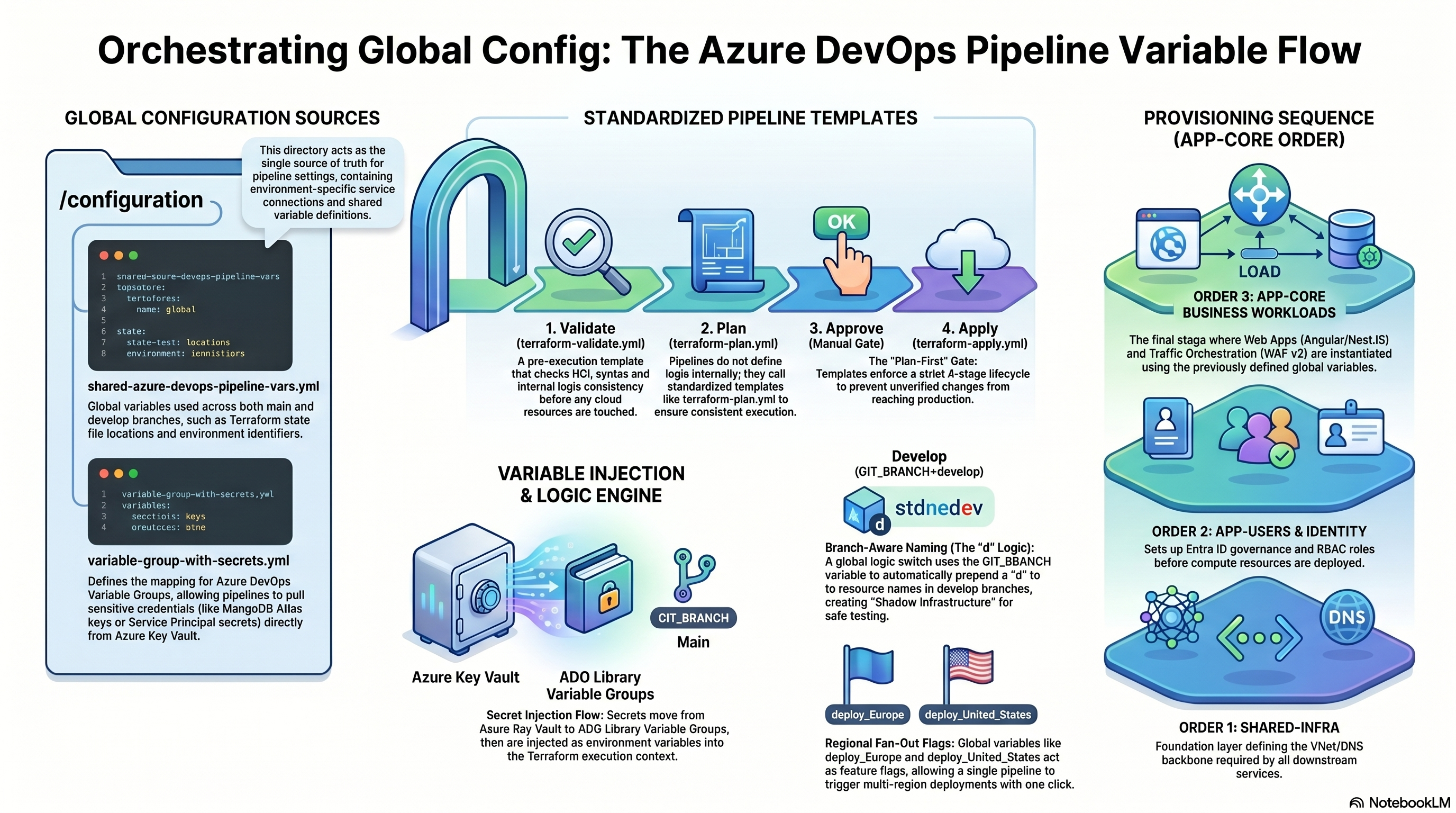 Global Configuration Pipeline Variable Flow